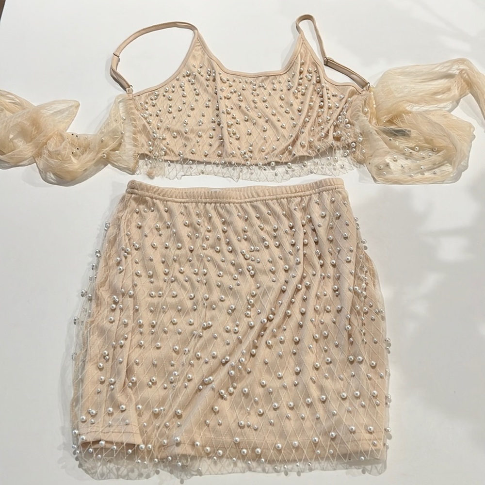 Fashion Nova Skirt Set Size Small